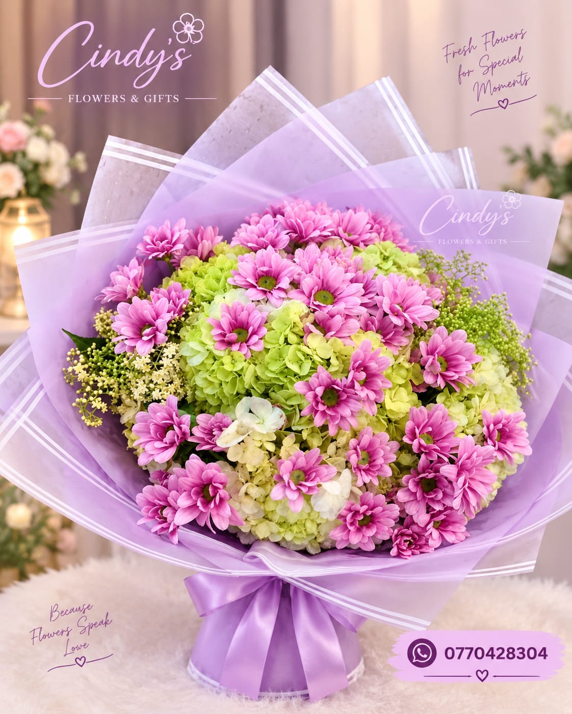 ✨Forever in Bloom💜✨  Standard flower bouquet 💜